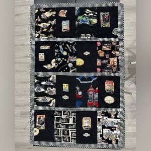 Harley-Davidson Handmade Custom Tori Richard Fabric Quilt Blanket